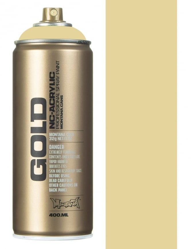 Montana Gold spray spuitbus G8010 Sahara Yellow 400ML