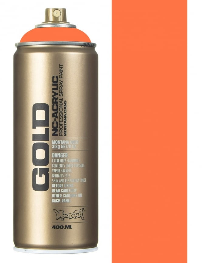 Montana Gold spray spuitbus F2000 Fluor Power Orange 400ML