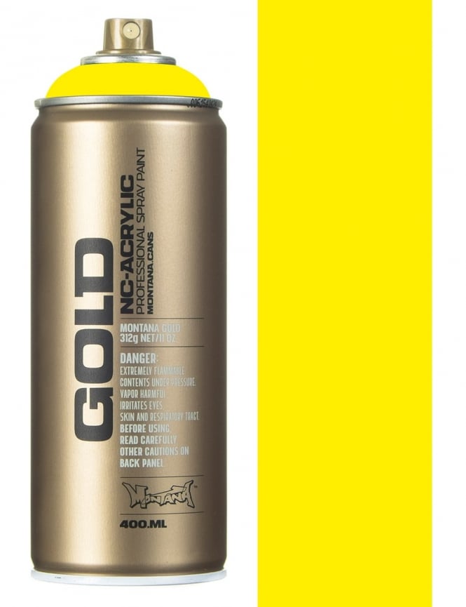 Montana Gold spray spuitbus P1000 Pure Yellow 400ML