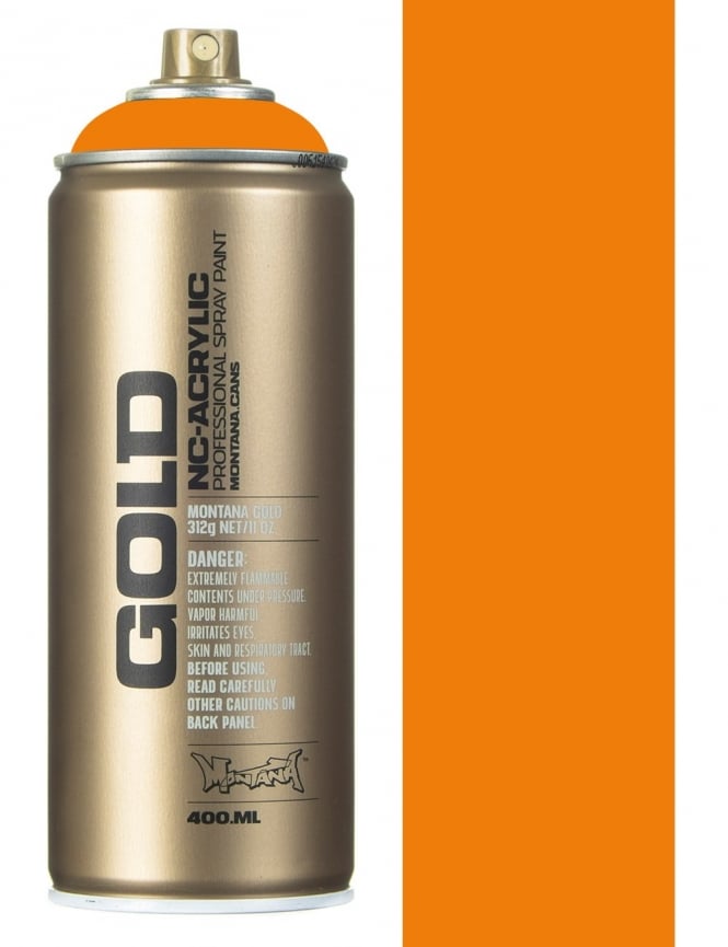 Montana Gold spray spuitbus S2000 Shock Orange Light 400ML
