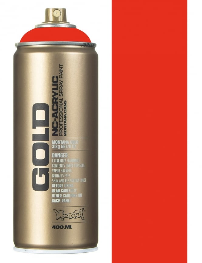 Montana Gold spray spuitbus S2020 Shock Orange Dark 400ML