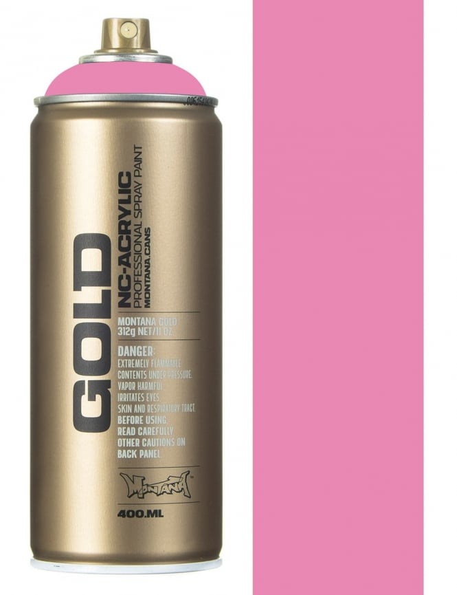 Montana Gold spray spuitbus S4000 Shock Pink Light 400ML