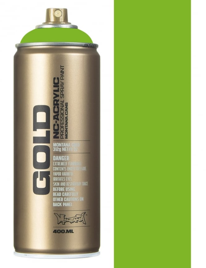 Montana Gold spray spuitbus S6000 Shock Green Light 400ML