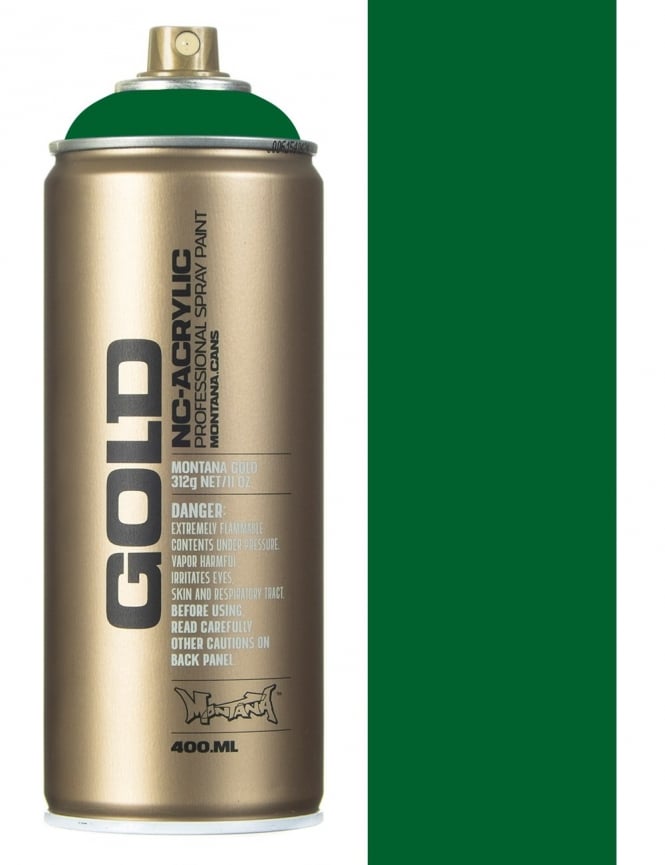 Montana Gold spray spuitbus S6020 Shock Green Dark 400ML