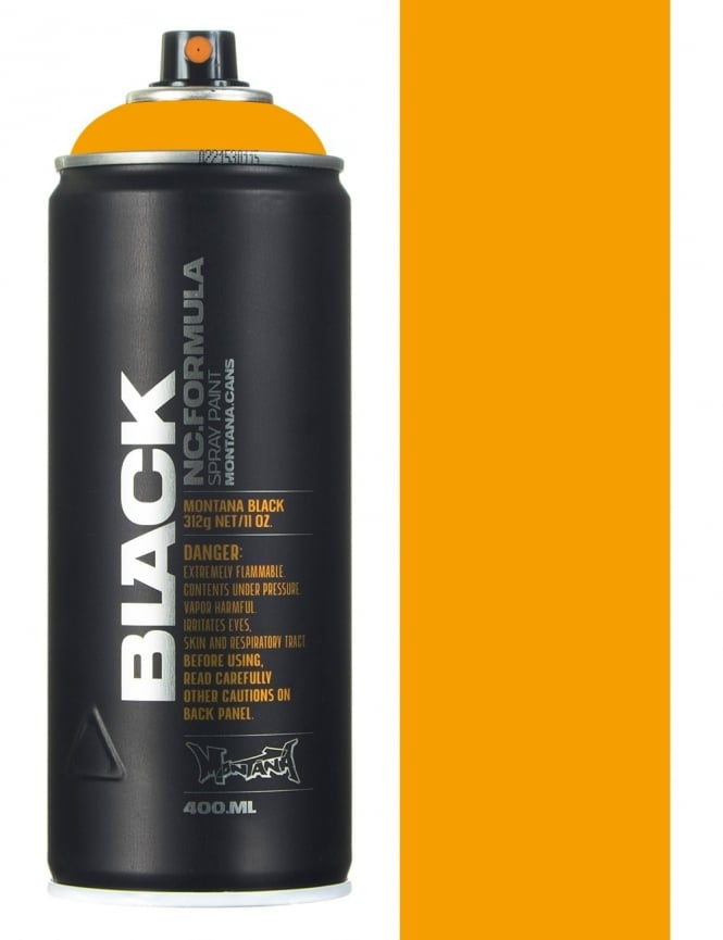 Montana Black spray spuitbus BLK1045 Melon Yellow 400ML