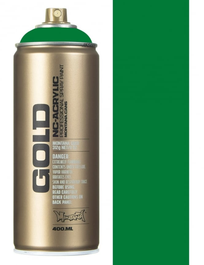 Montana Gold spray spuitbus S6010 Shock Green 400ML