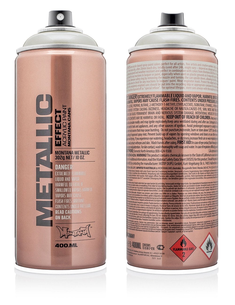 Montana METALLIC Effect 400ML - Titanium