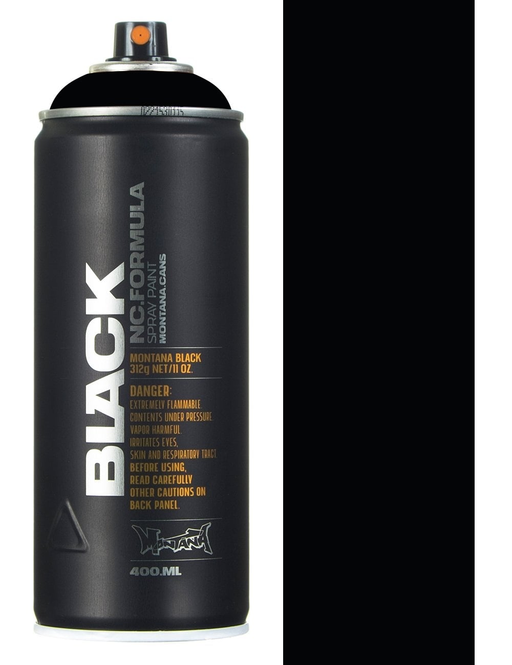 Montana Black spray spuitbus BLK9001 Black 400ML