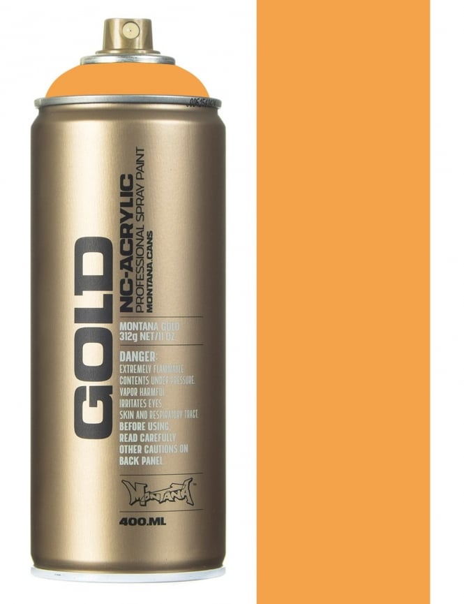 Montana Gold spray spuitbus G2030 Straaloranje 400ML