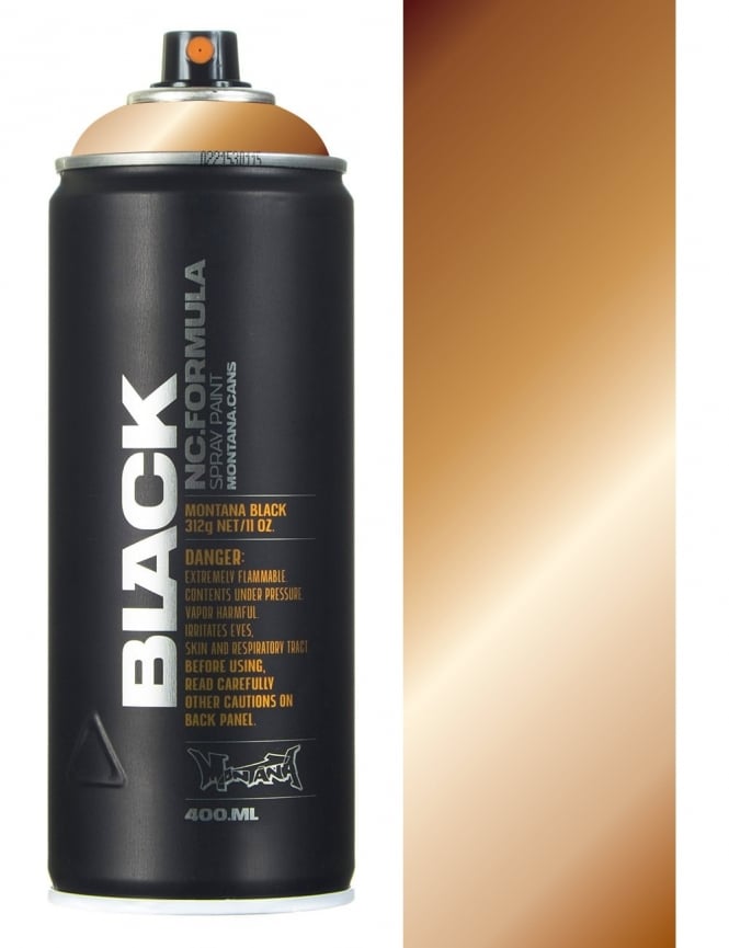 Montana Black spray spuitbus 400ML - BLKCopper CopperChrome