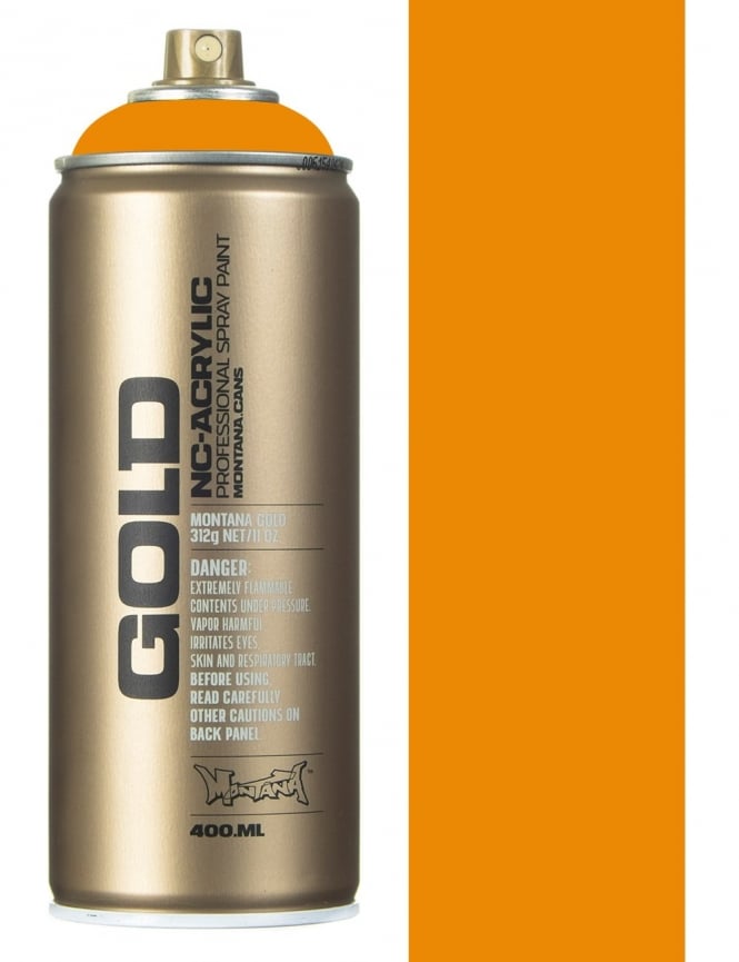 Montana Gold spray spuitbus G1240 Goudgeel 400ML