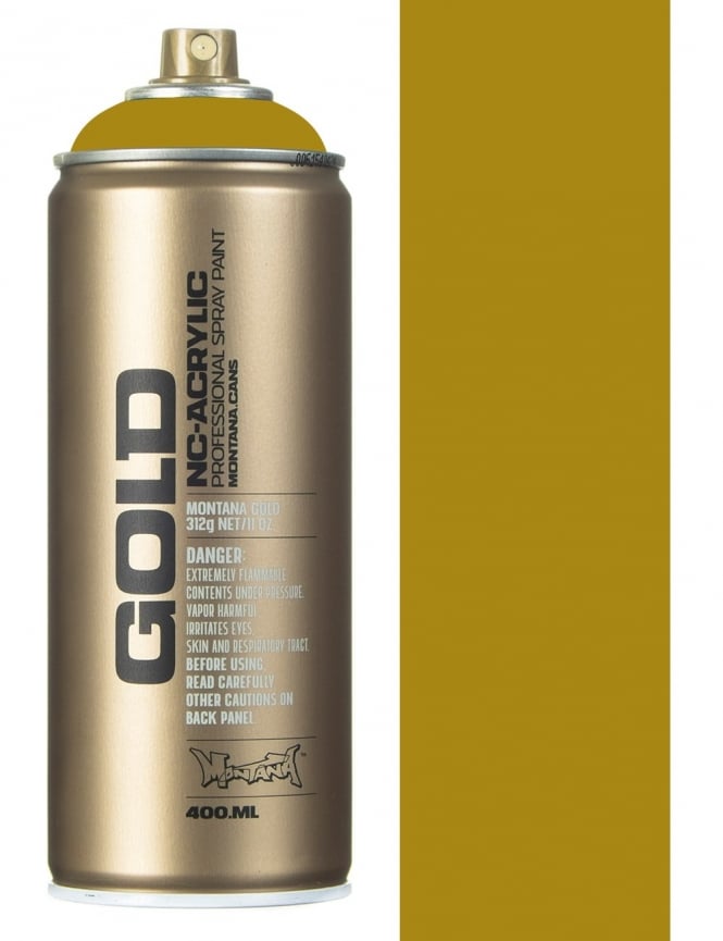 Montana Gold spray spuitbus G1060 Mosterd 400ML