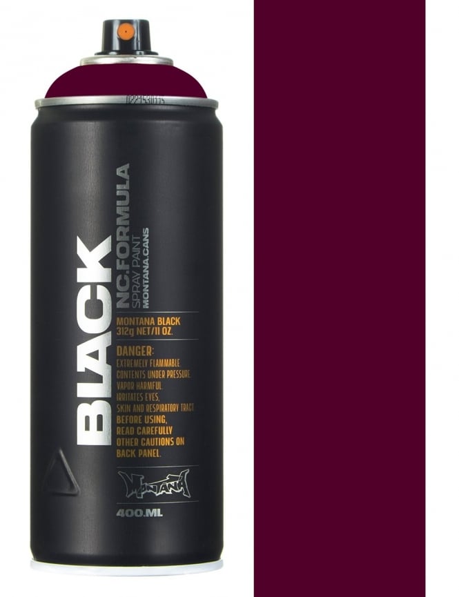 Montana Black spray spuitbus BLK3080 Winegum 400ML
