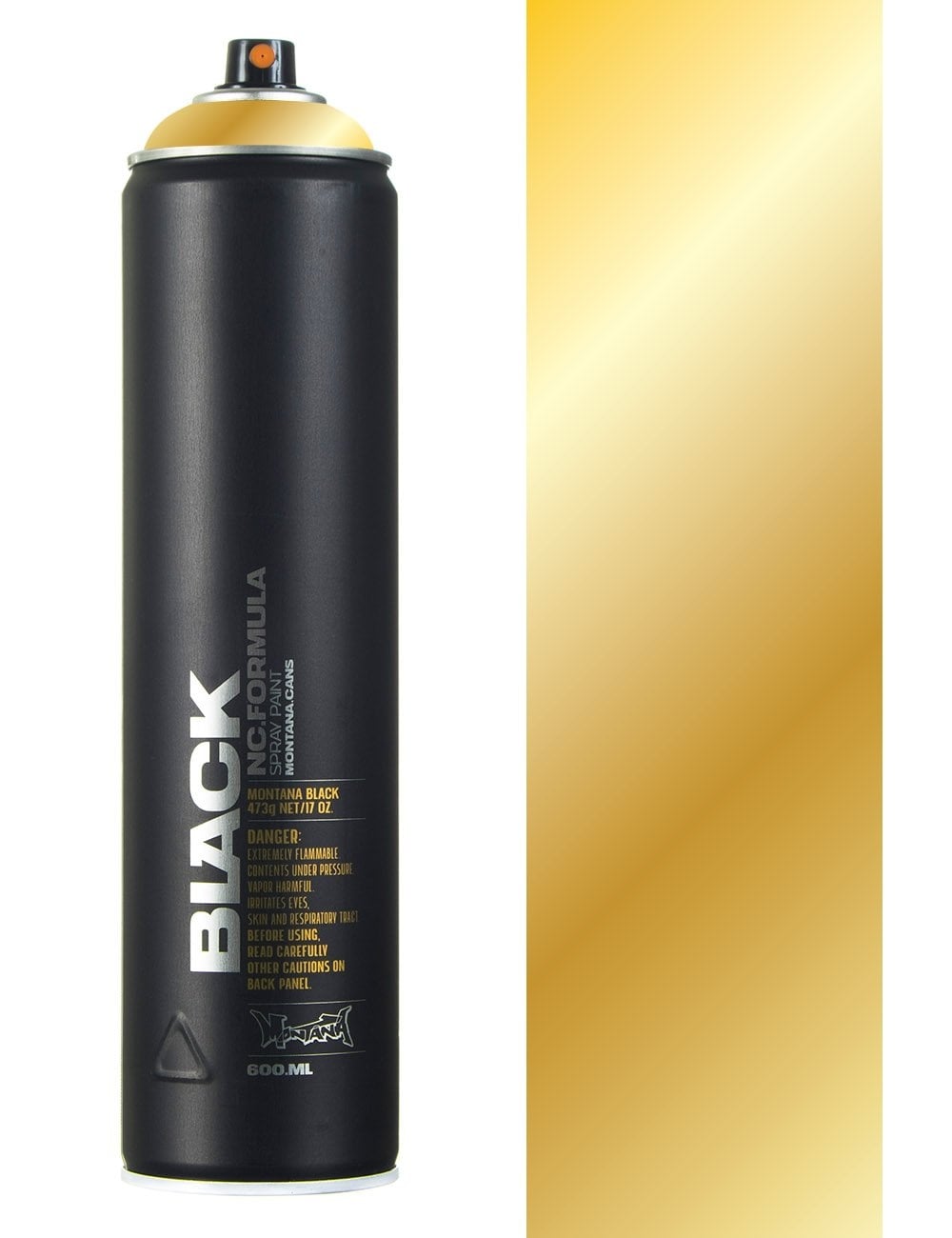 Montana Black spray spuitbus 600ML - GoldChrome