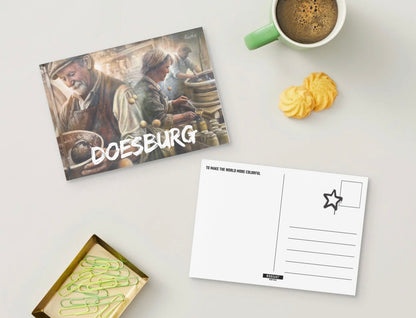 RoosArt Ansichtkaart - Mosterdfabriek Doesburg