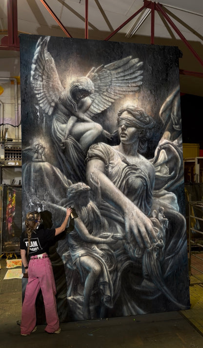 Art Print Canvas XL | Flow | 90 x 140 cm