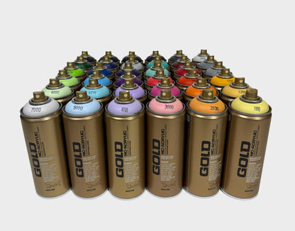 36-pack starterkit Montana Gold spuitbussen