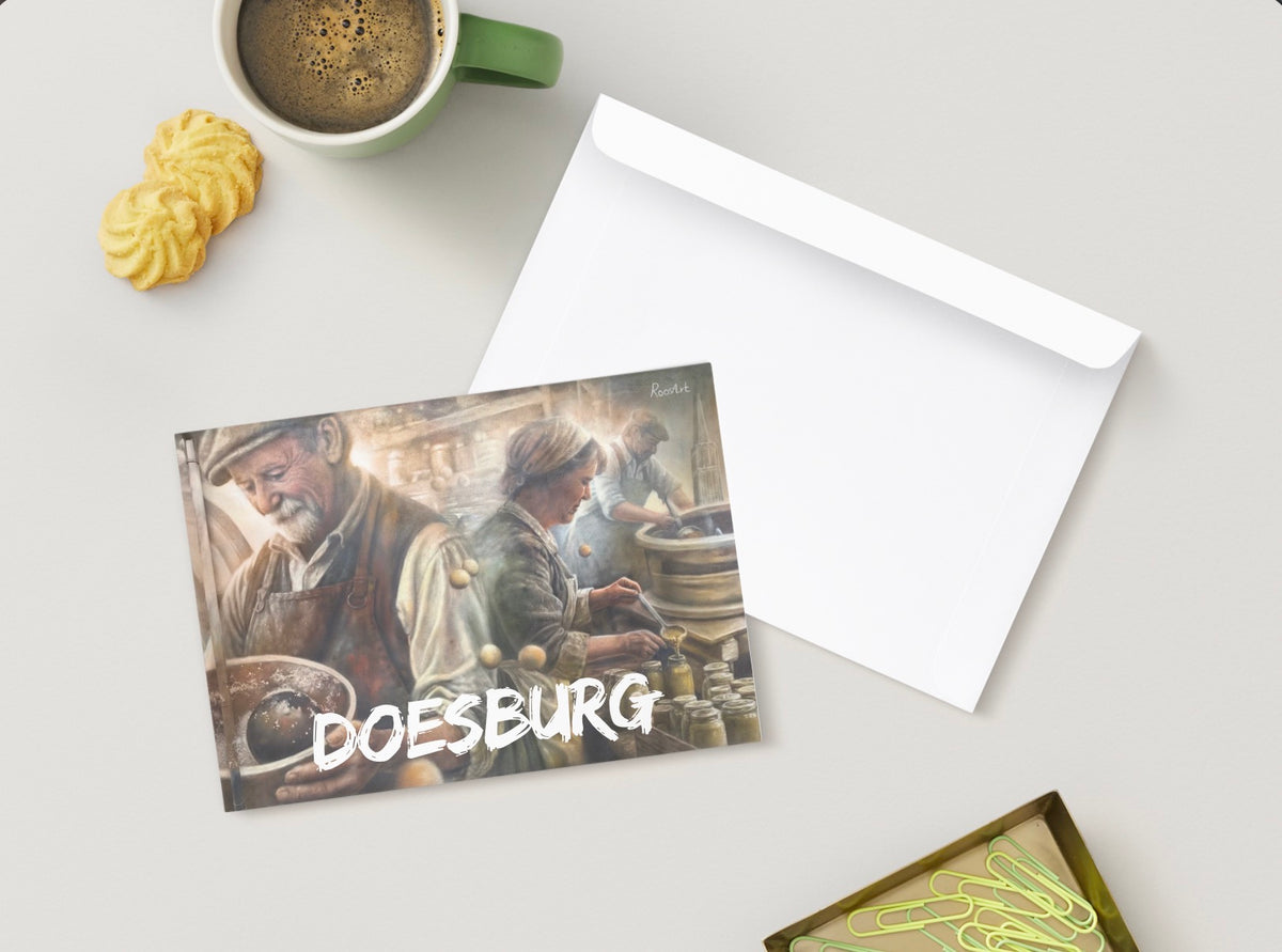 RoosArt Ansichtkaart - Mosterdfabriek Doesburg