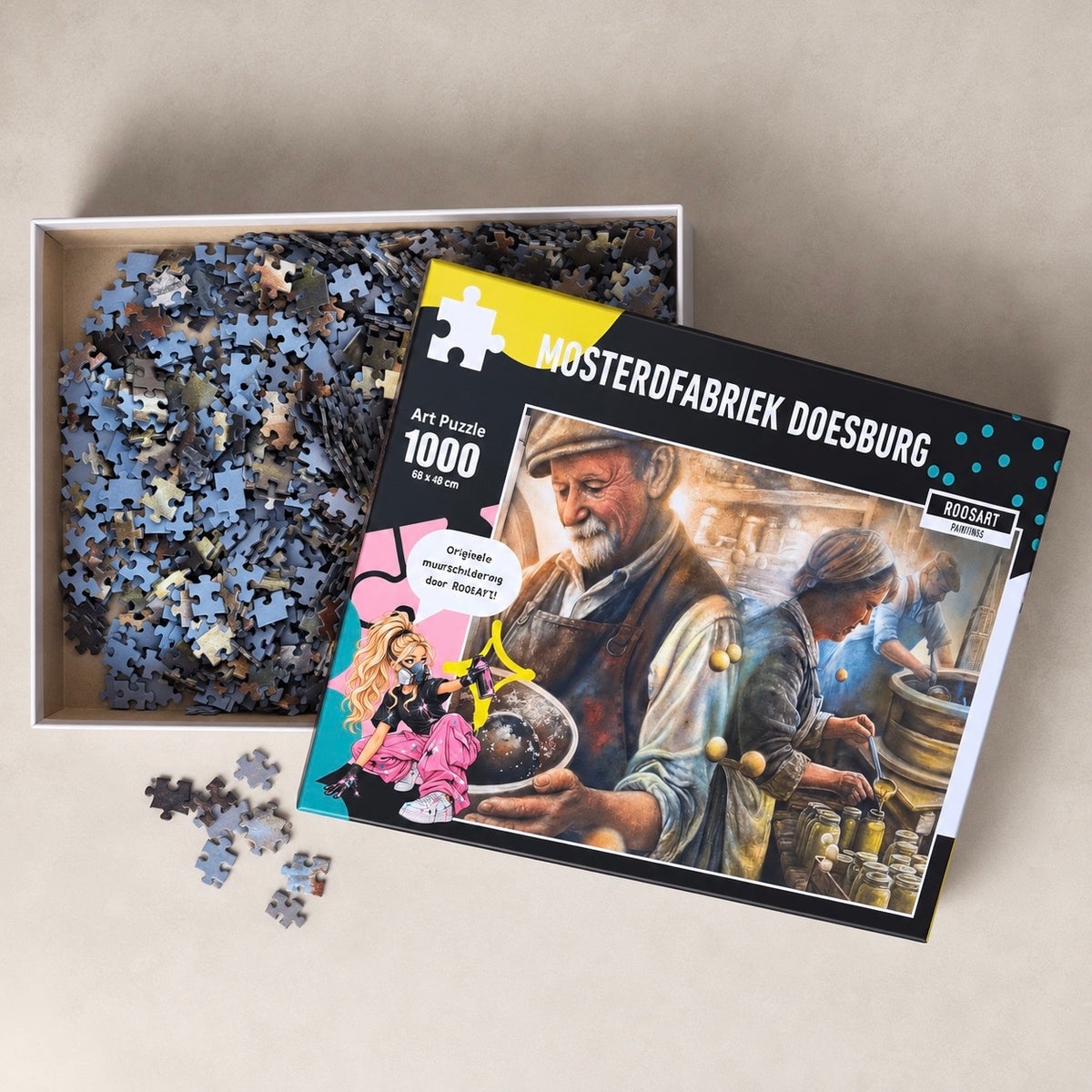 RoosArt Puzzel – Mosterdfabriek Doesburg | 1000 stukjes