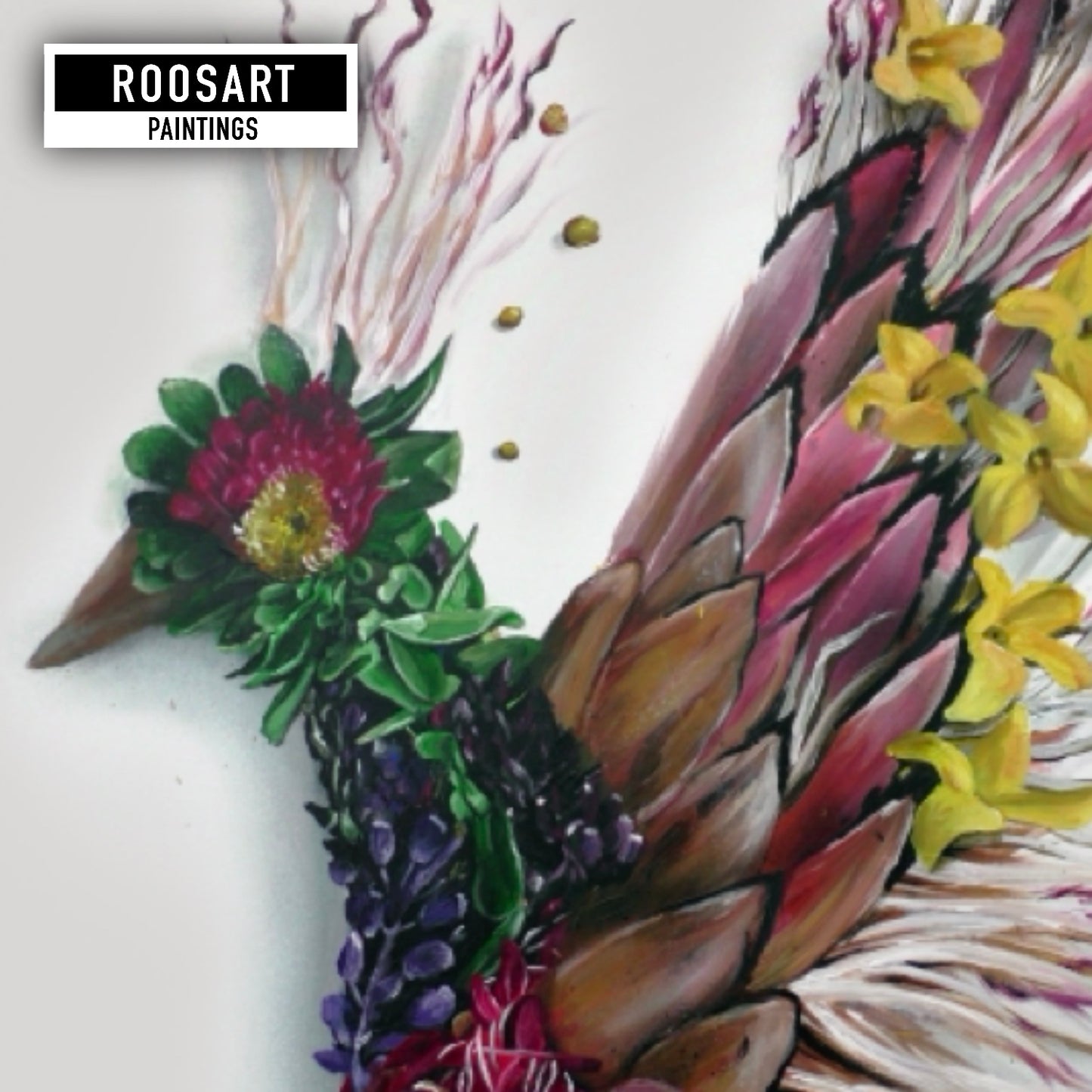 Art Print | Flower Bird | 60 x 85 cm