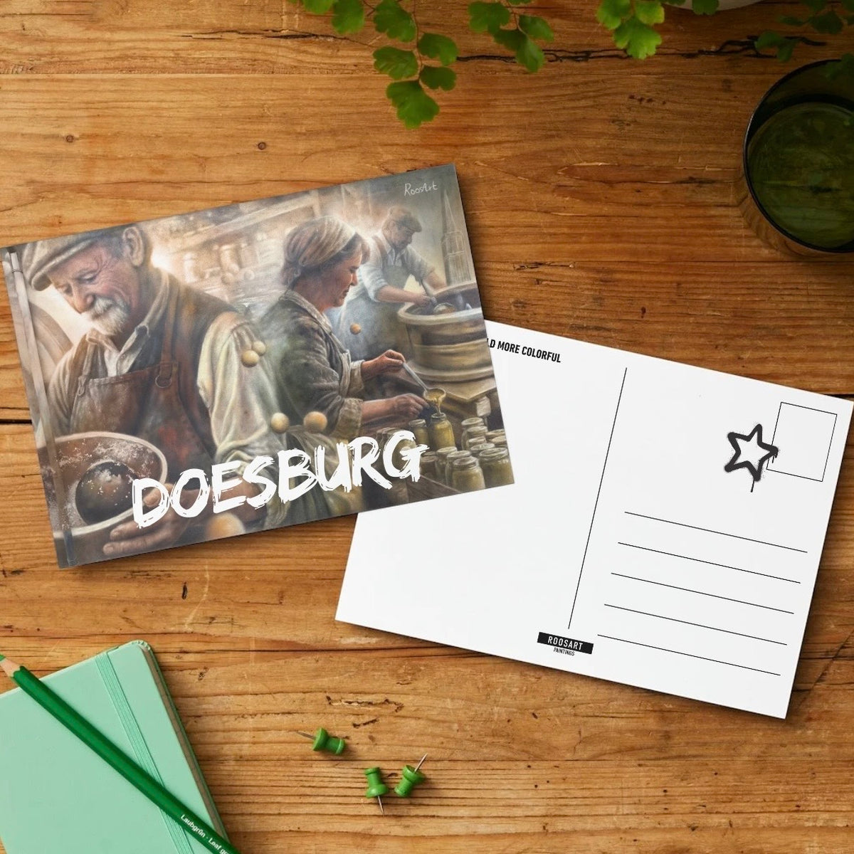 RoosArt Ansichtkaart - Mosterdfabriek Doesburg