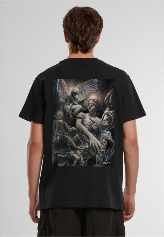 RoosArt T-shirt - Flow | Zwart | Unisex