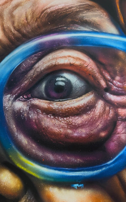 Art Print Canvas XL | Never Grow Grey | 140 x 100 cm