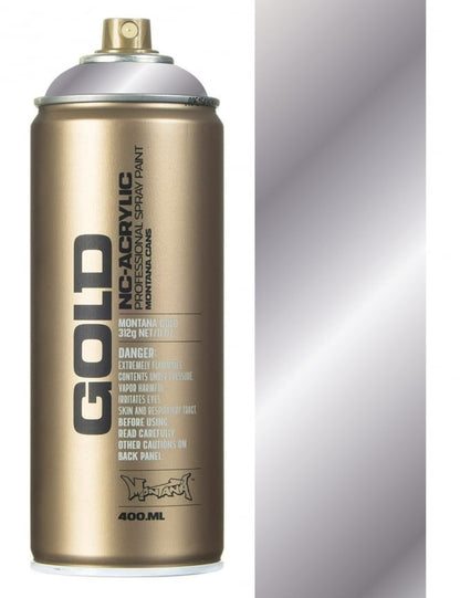 Montana Gold spray spuitbus M1000 Silver Chrome 400ML