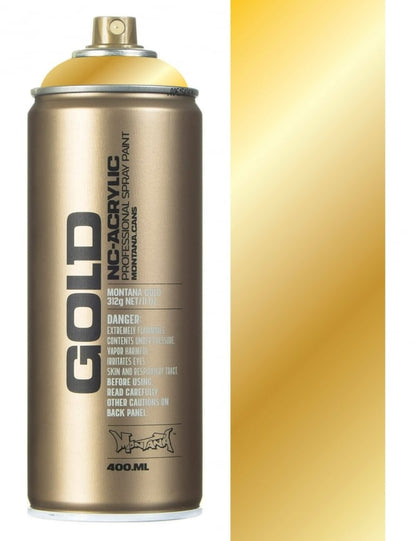 Montana Gold spray spuitbus M3000 Gold Chrome 400ML