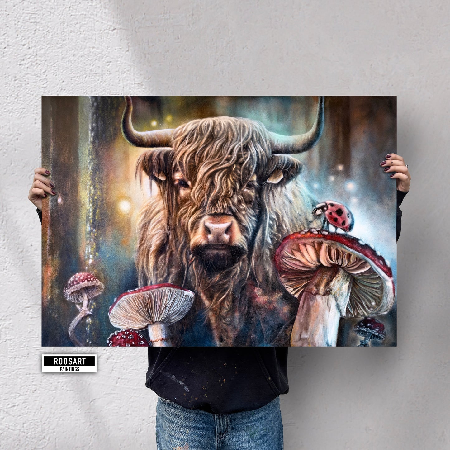 Art Print | Schotse Hooglander | 60 x 85 cm