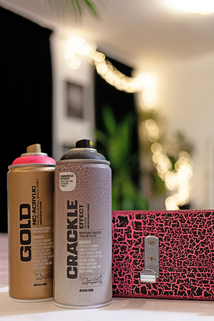 Montana CRACKLE Effect spray spuitbus 400ML Copper Brown