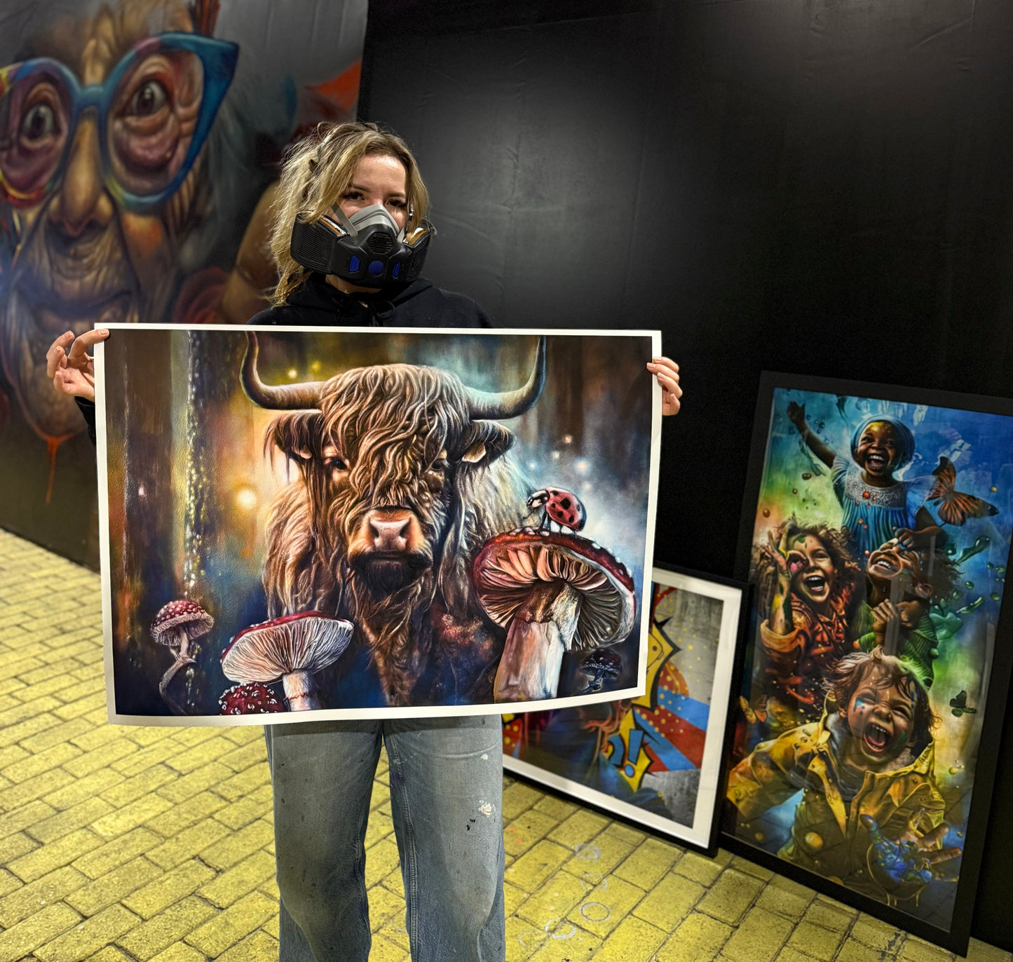 Art Print | Schotse Hooglander | 60 x 85 cm