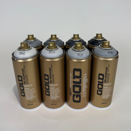 8-Pack Grey Scale Montana Gold