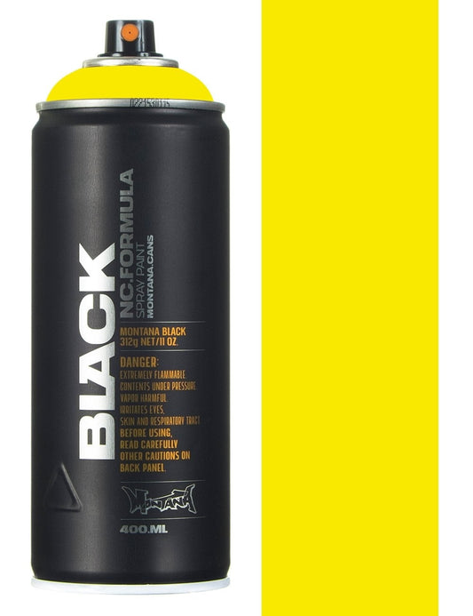 Montana BLACK 400ml - BLK IN1000 Infra Yellow