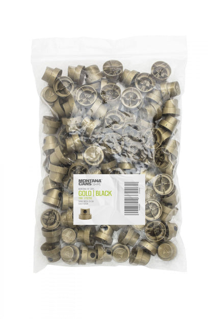 Montana Fat Cap Gold/Black 100 stuks