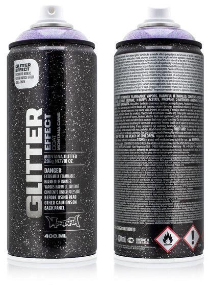 Montana GLITTER Effect spray spuitbus 400ML - Glitter Amethyst