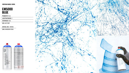 Montana MARBLE Effect 400ML Blue