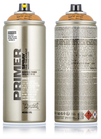 Montana PRIMER spray spuitbus 400ML - Polystyreen