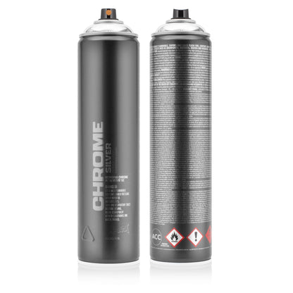 Montana Black spray spuitbus 600ML - SilverChrome