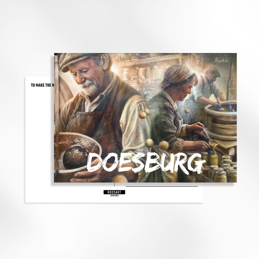 RoosArt Ansichtkaart - Mosterdfabriek | Doesburg (1) | A5