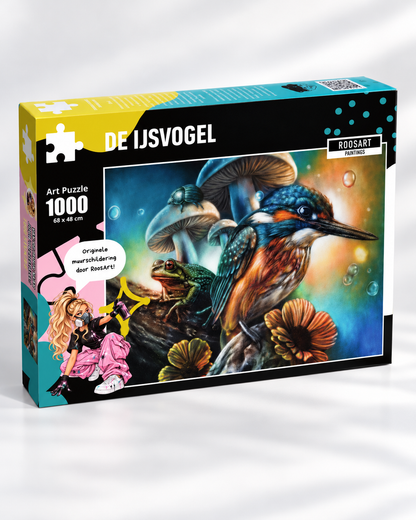RoosArt Puzzel – IJsvogel | 1000 stukjes