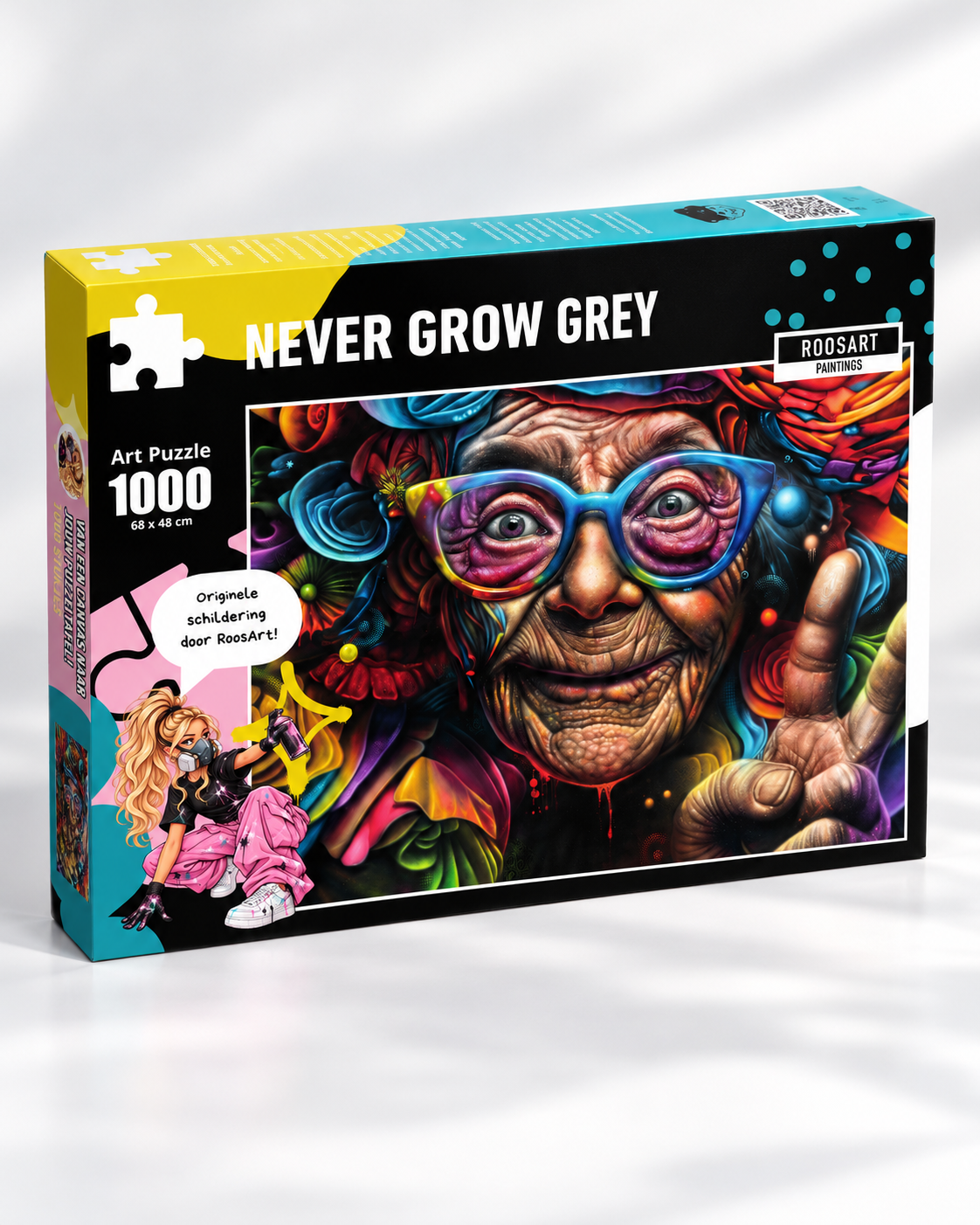 RoosArt Puzzel – Never Grow Grey | 1000 stukjes