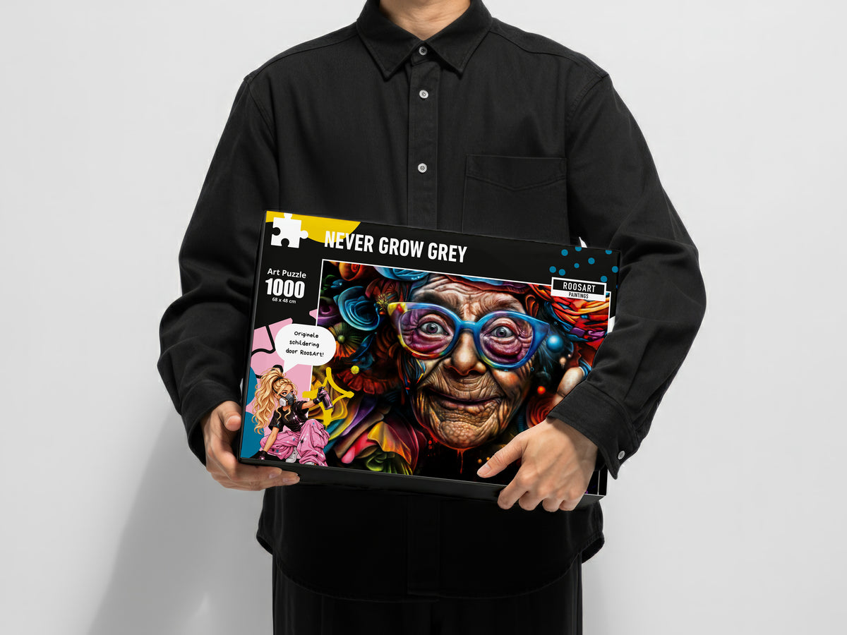 RoosArt Puzzel – Never Grow Grey | 1000 stukjes