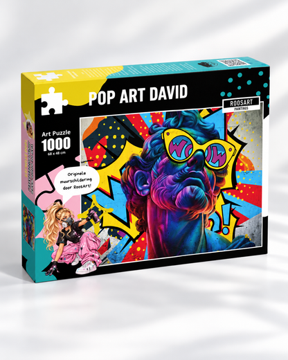 RoosArt Puzzel – Pop Art David | 1000 stukjes