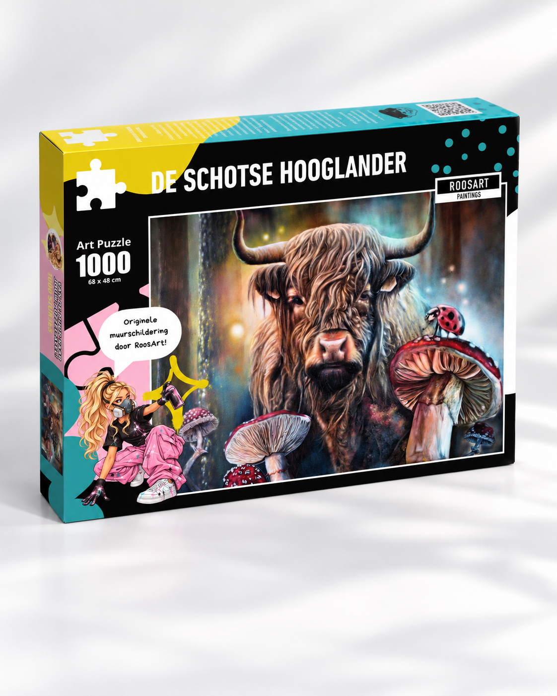 RoosArt Puzzel – Schotse Hooglander | 1000 stukjes