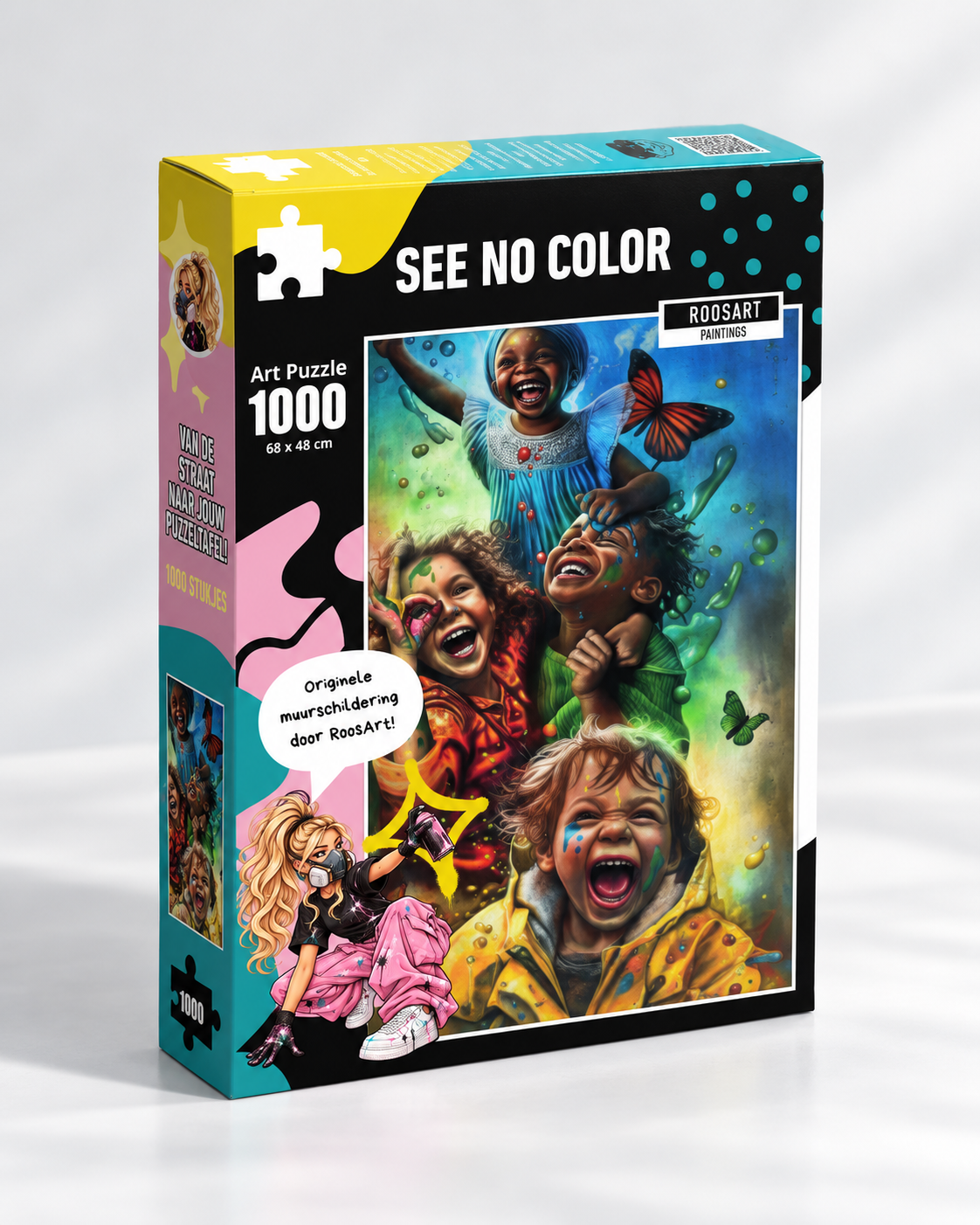 RoosArt Puzzel – See No Color | 1000 stukjes