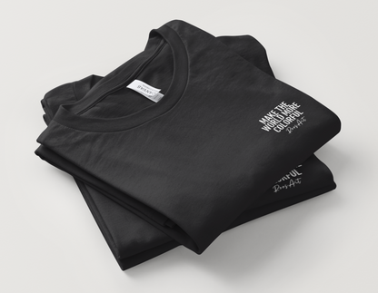 RoosArt T-shirt - Flow | Zwart | Unisex