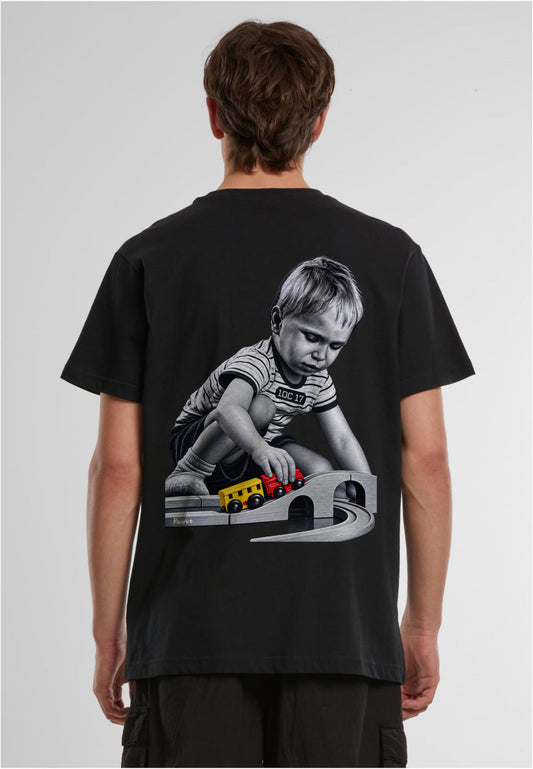 RoosArt T-shirt - Connection | Zwart | Unisex