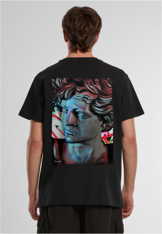 RoosArt T-shirt - Michelangelo | Zwart | Unisex