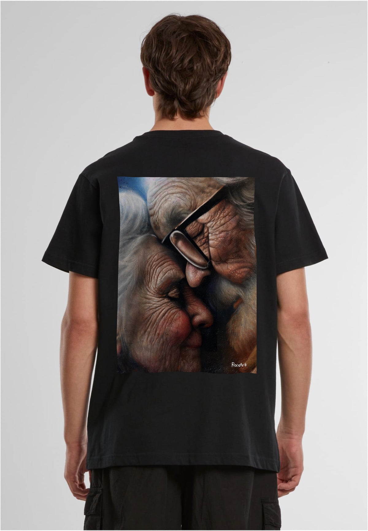 RoosArt T-shirt - My Home | Zwart | Unisex